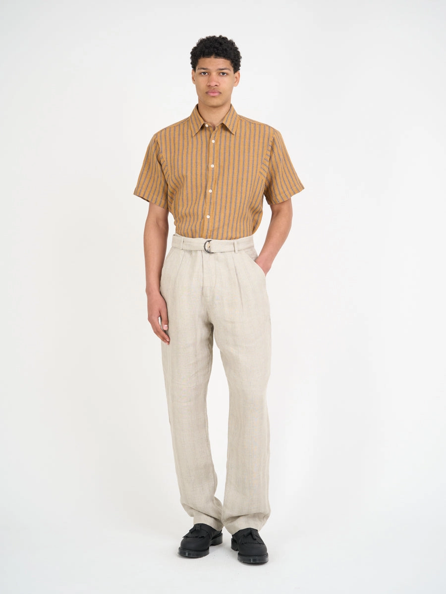 Belted Trousers Arnold Sand All Time Use RecycledMaterial