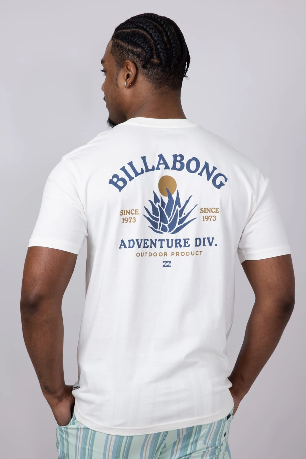 Modern Twist Functional Fashion Billabong A/Div Agave Premium T-Shirt for Men in Off White | 24A502504-OFFWHITE