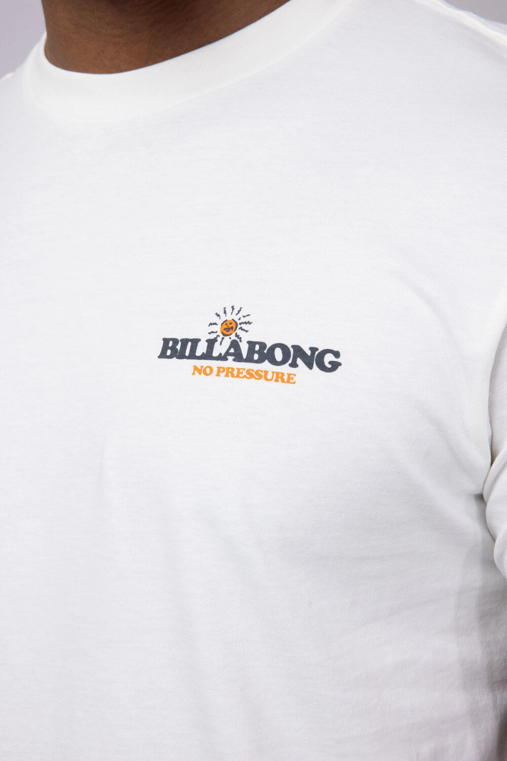 Billabong No Pressure Premium T-Shirt for Men in Off White | 24A351514-OFW Essential Piece Chilly Comfort Wear