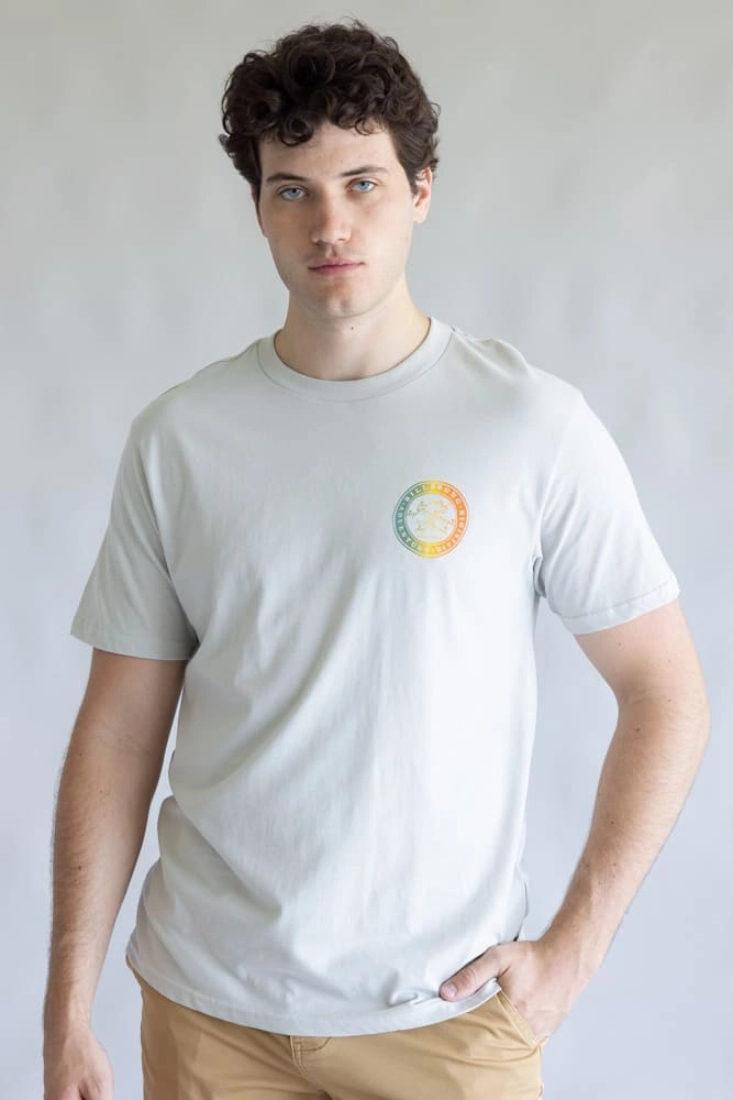 Billabong Rockies Adiv T-Shirt for Men in Grey | 24A503500-SIL Low Impact Processing