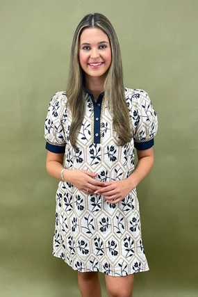 Light Appeal Vibrant Light Bluebell Charm Collared Mini Dress