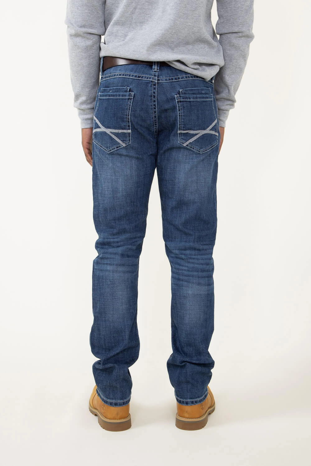 Daily Essentials Axel Jeans Bobby Athletic Straight Jeans for Men | AXMB0039-TRUMBALL