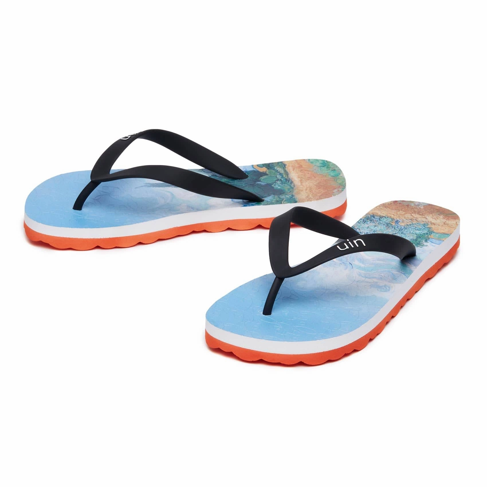 Van Gogh Wheatfield with Cypresses Blanes Women Yellow Warm Ventilated Airflow Channels