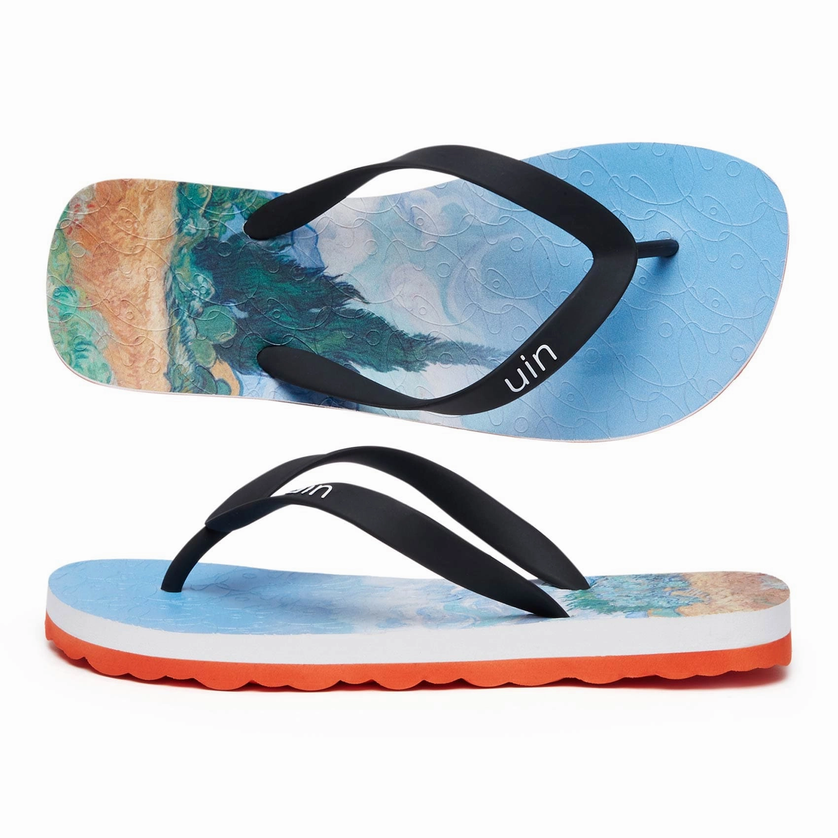 Vegan Leather Option Van Gogh Wheatfield with Cypresses Blanes Women