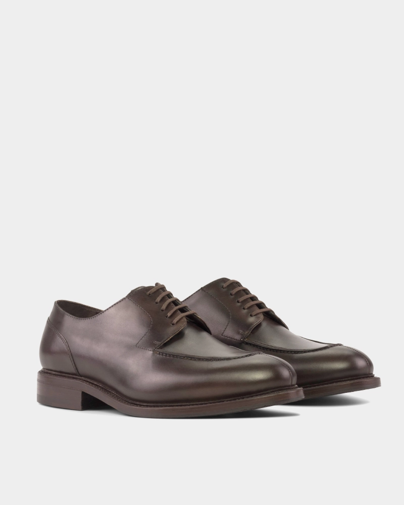 Outlet - Brown Split Toe Derby Timeless Workwear Fit On The Move