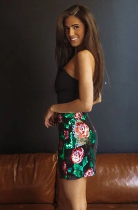 Calm Mood Basic Layers Party Season Mini Skirt - Black