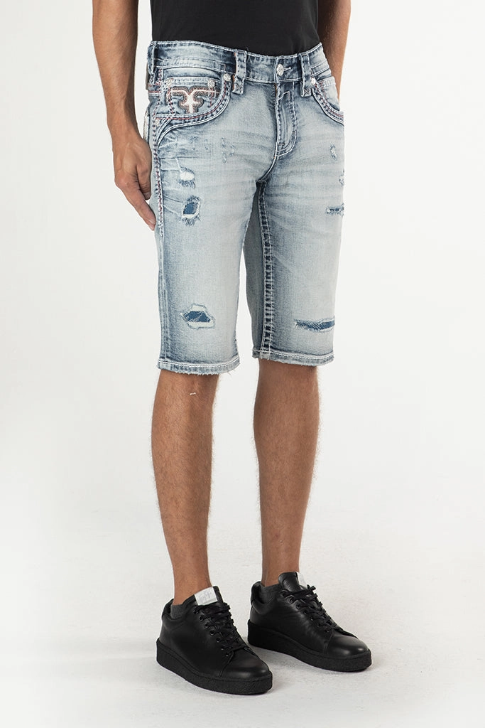 Stretch Woven Fabric Bradley Denim Shorts