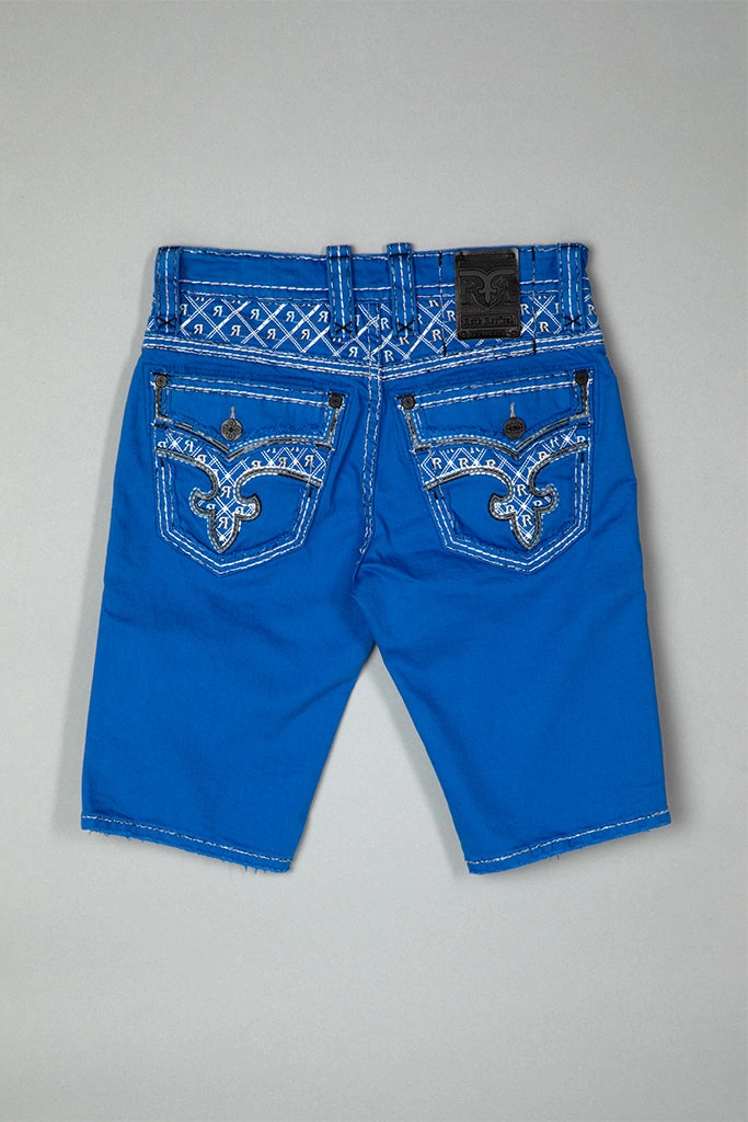 Brayen Denim Shorts Floral Print