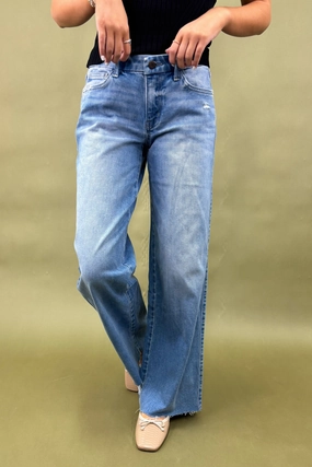 Olivia Wide Leg Jeans Movement Ease ReinforcedBeltLoops
