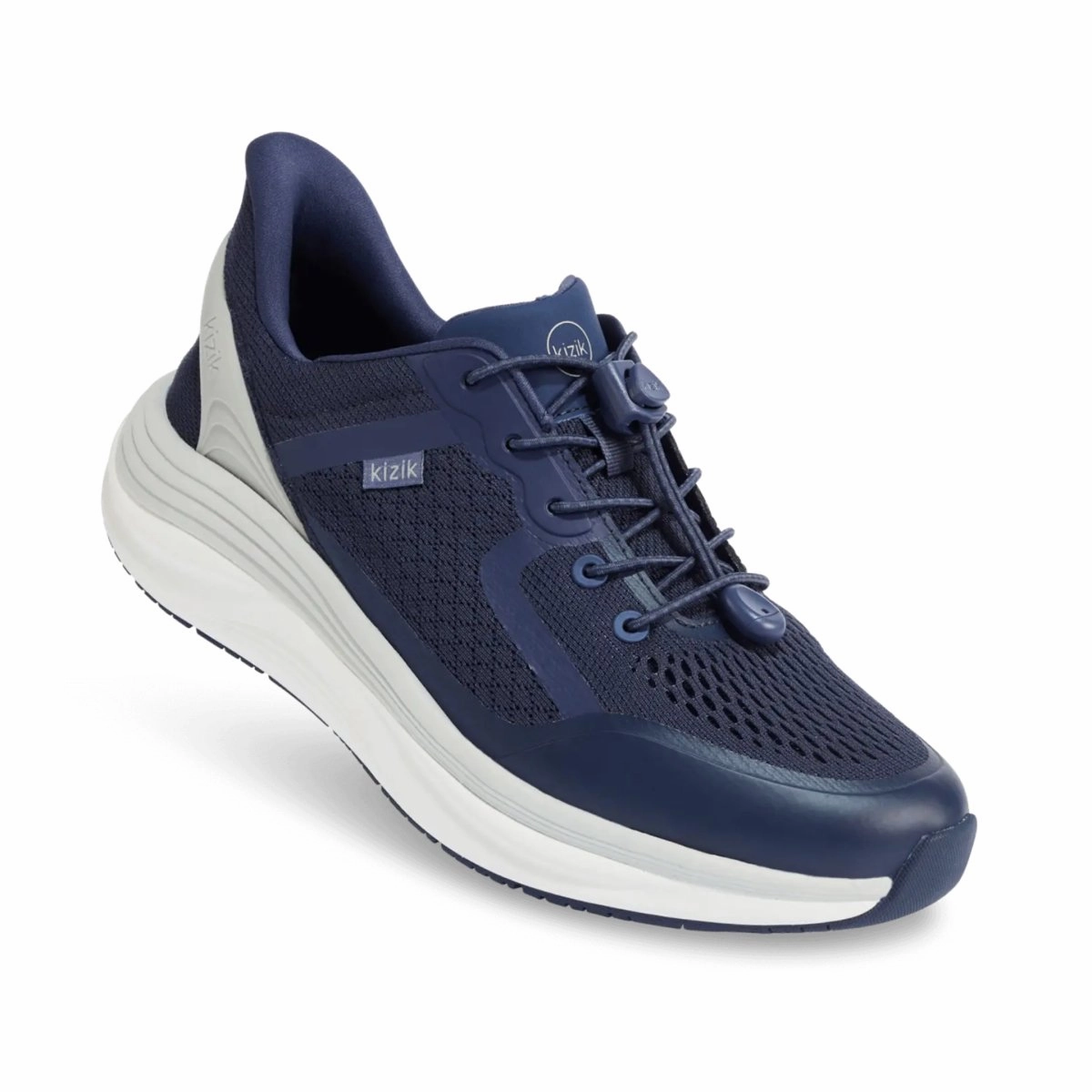 Kizik Men's London Naval Academy/Harbor Mist Gradient Density Foam Shock Dispersing Plate