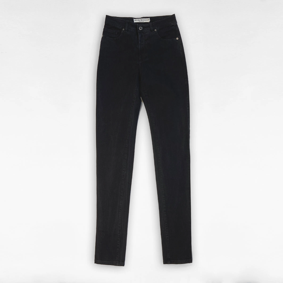 Brooklyn Denim Co. High Rise Skinny Jean - Black Relaxed Cut