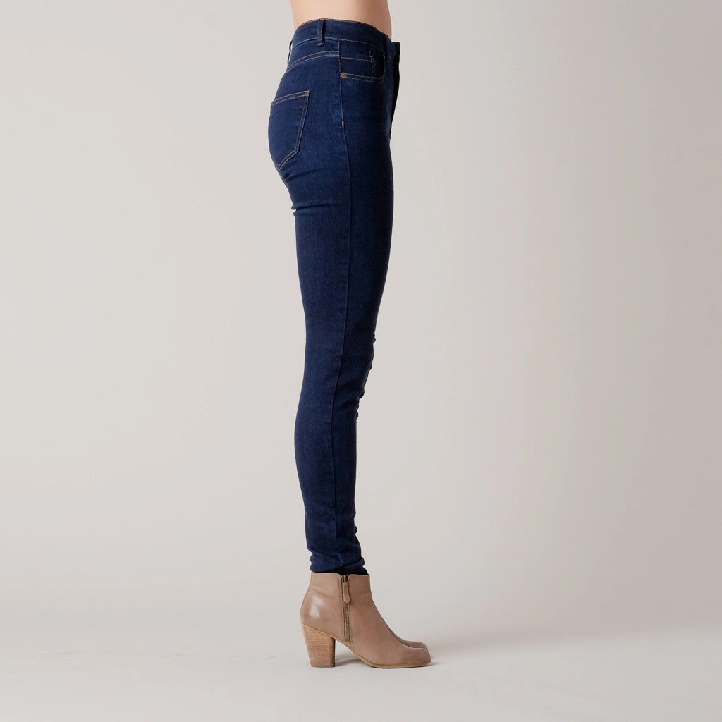 pilling resistant Brooklyn Denim Co. High Rise Skinny Jean - Indigo
