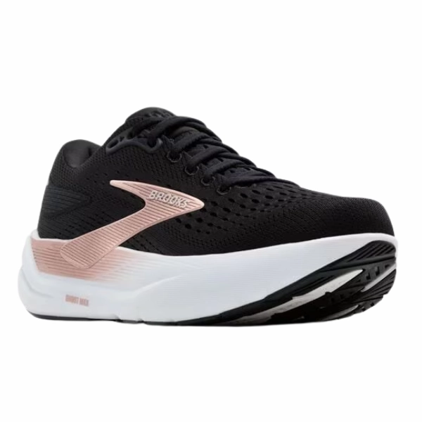 Brooks Women's Ghost Max 3 Wide Black/Rose Gold running for a way to stay healthy