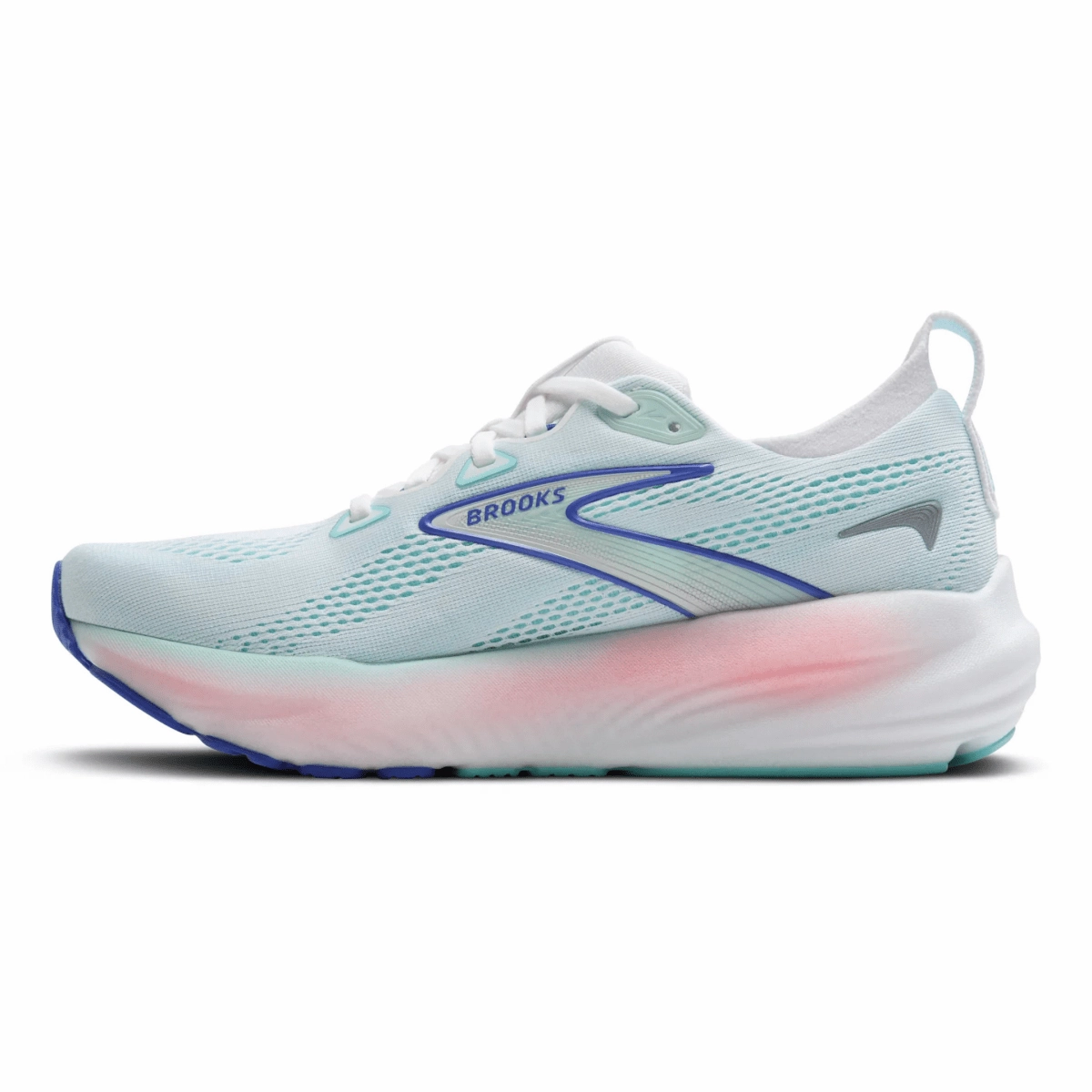 Thermoplastic Stability Frame Balanced Impact Brooks Women's Glycerine 22 White/Limpet Shell/Amparo Blue