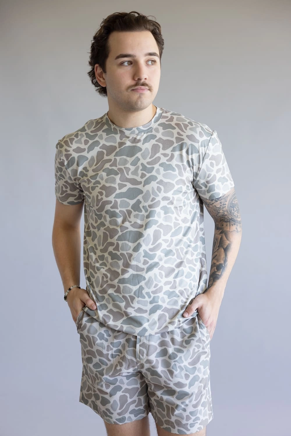 Burlebo Go To T-Shirt for Men in Camo  | GTT-CDC-CAMO Versatile Top