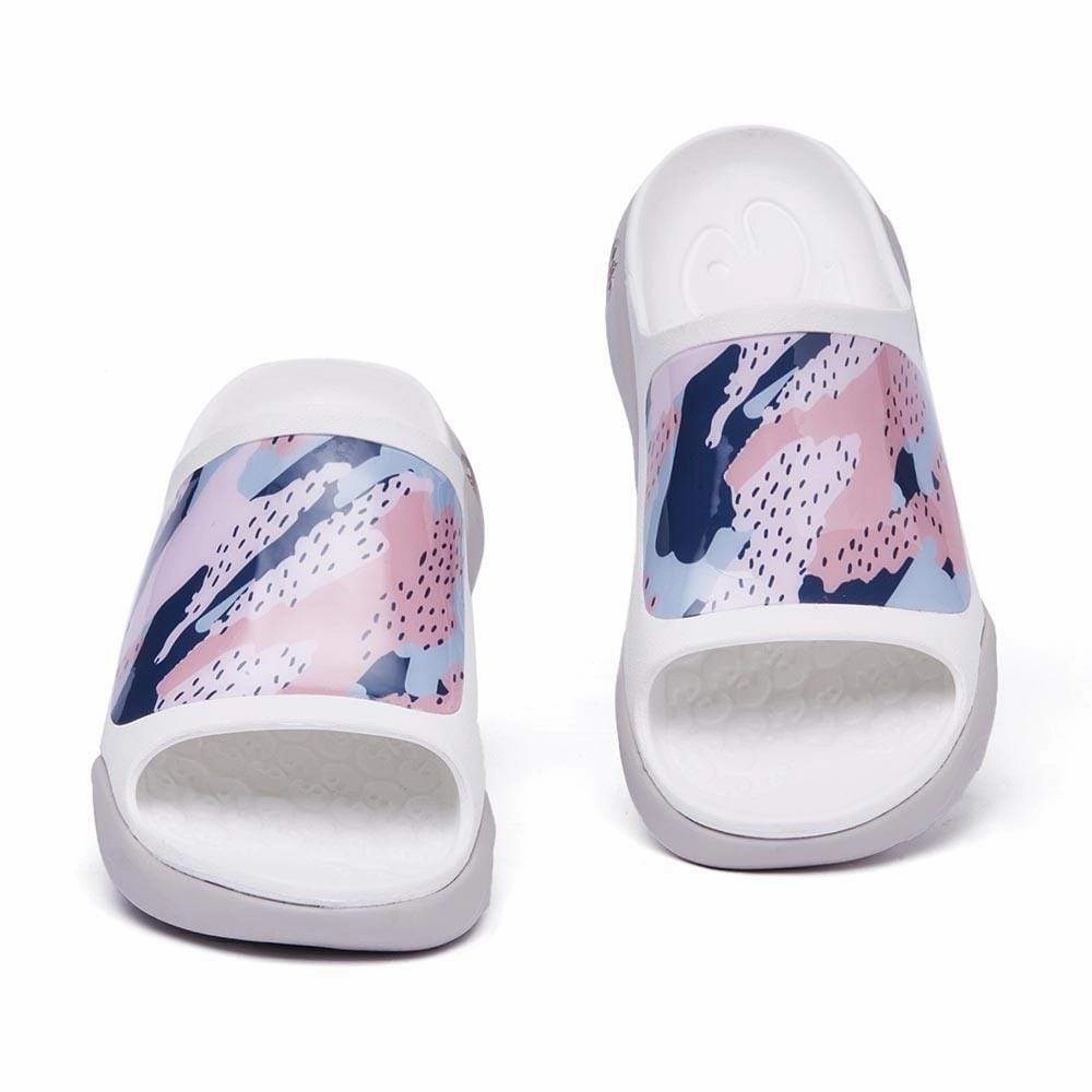 Durable Travel Footwear Pink Desert Ibiza Slides