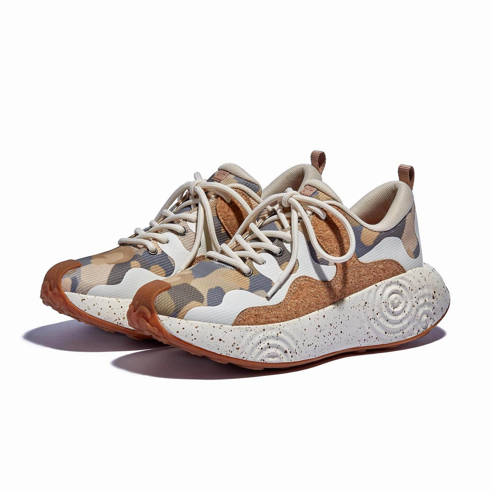 Camouflage Desert Brava III Men Flat Sole Secure Lace Lock