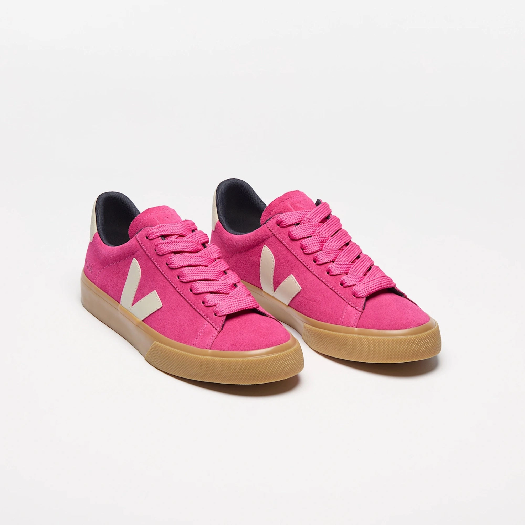 Adaptive Lacing Campo Bold Suede Sneaker (Pink   Pierre   Natural)