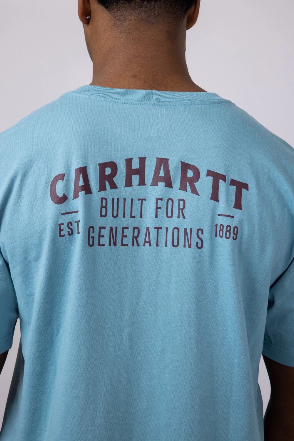 Carhartt Relaxed Fit Lightweight Logo Pocket Graphic T-Shirt for Men in Blue | 106771-HL0-SUMBLU Multi Purpose Wear