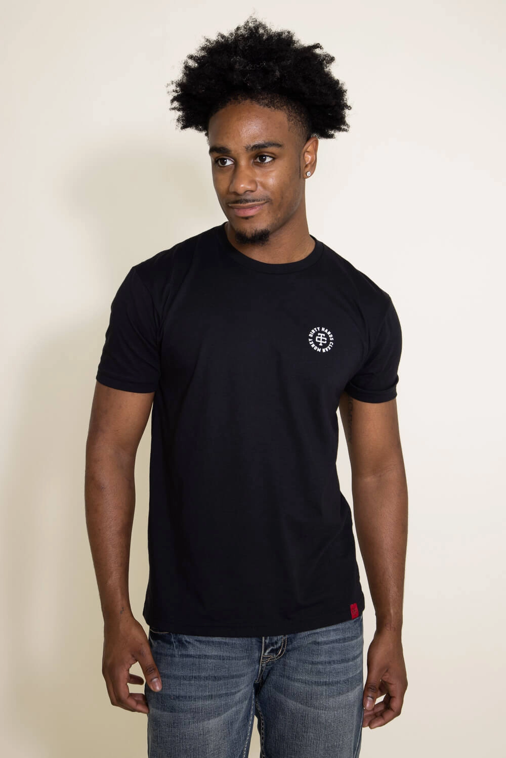 Troll Co Twisting Wrenches T-Shirt for Men in Black | TC0142-BLACK kids' Durable Style