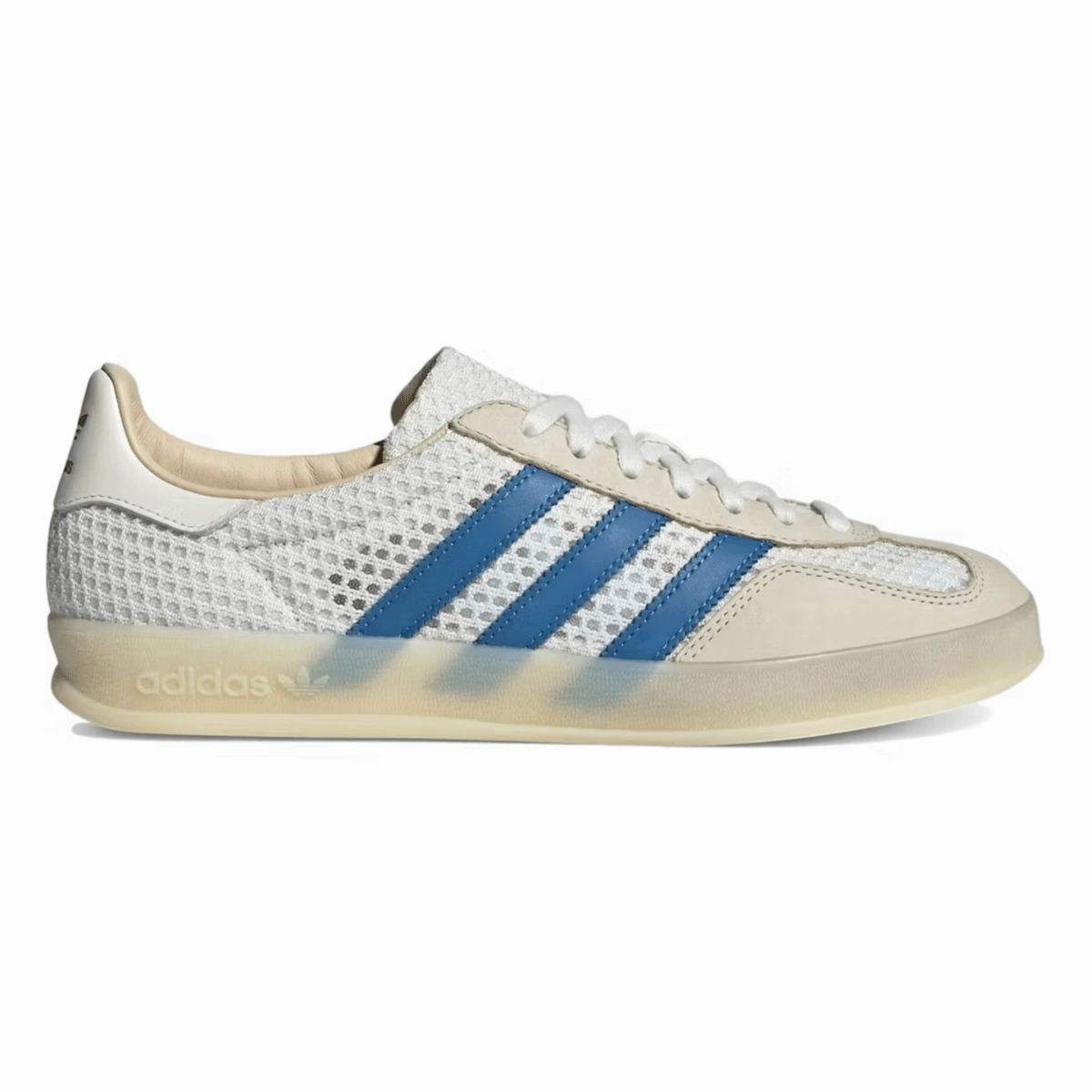 Chill Time Seismic Pads Adidas Men's Gazelle Indoor Off White/Focus Blue/Warm Vanilla