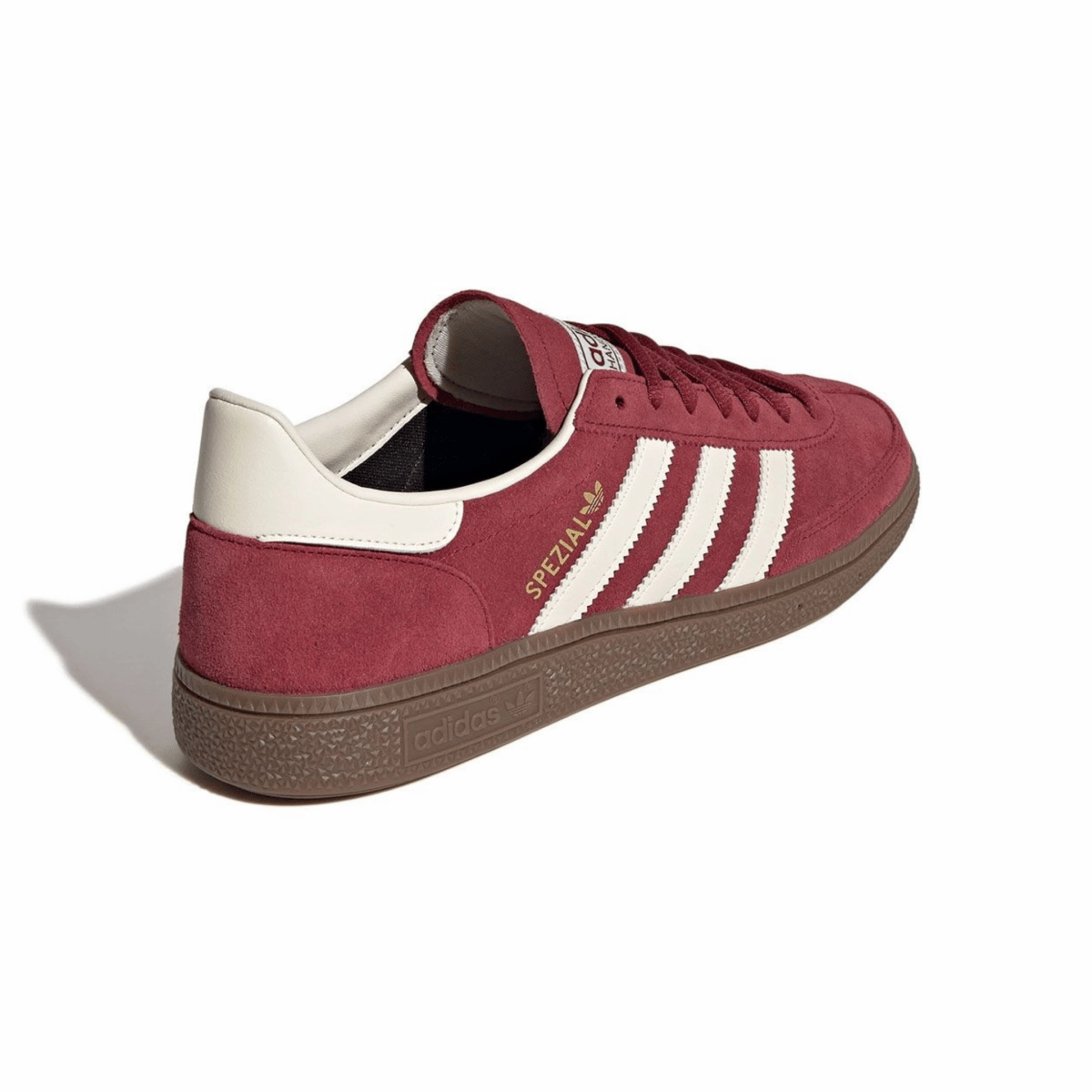 Adidas Men's Handball Spezial Burgundy/Crew White/Gum All Seasons Auxetic Knit