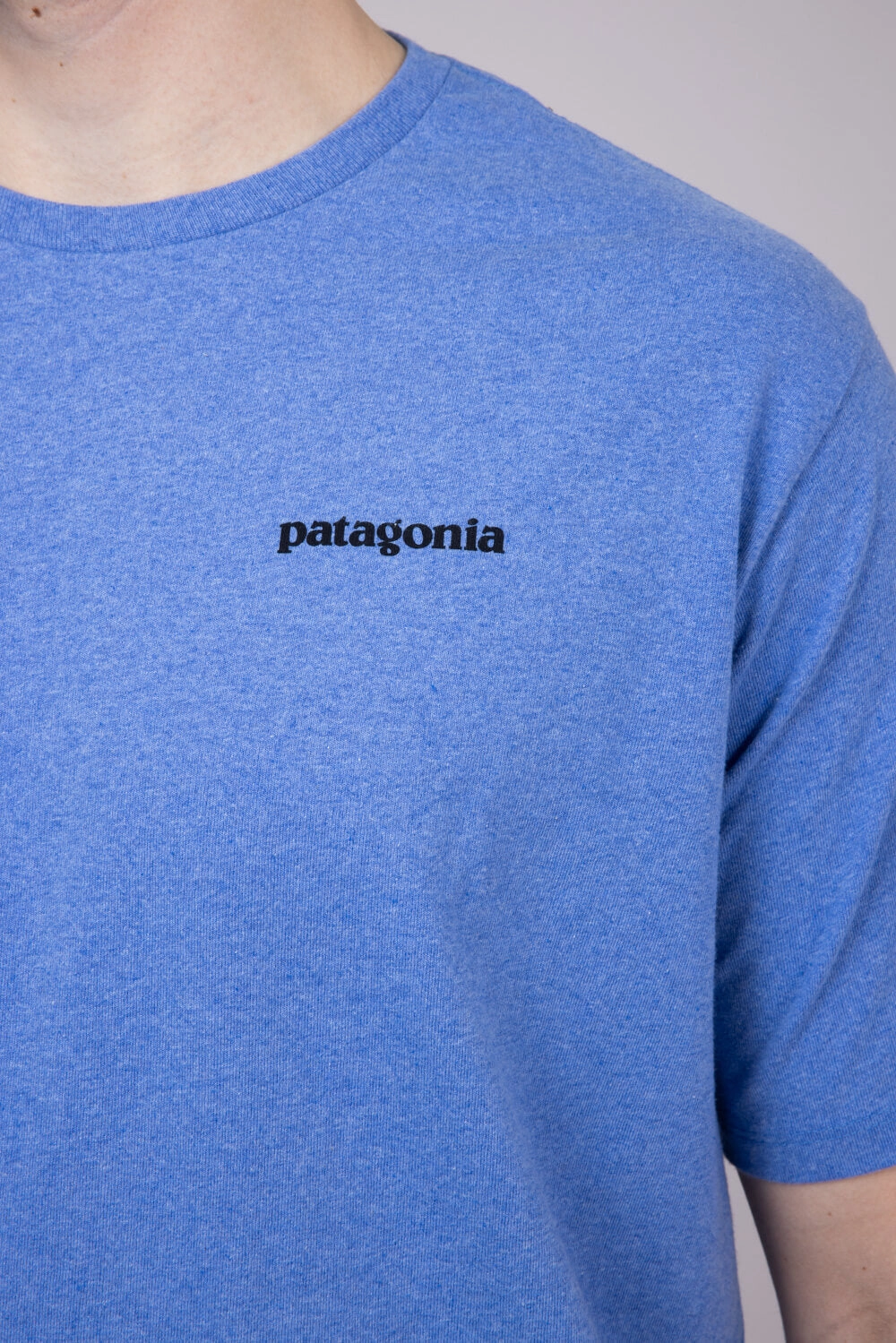 Minimalist Wear Washable Patagonia Men??s P-6 Responsibili-Tee T-Shirt in Abundant Blue | 38504-ABNB