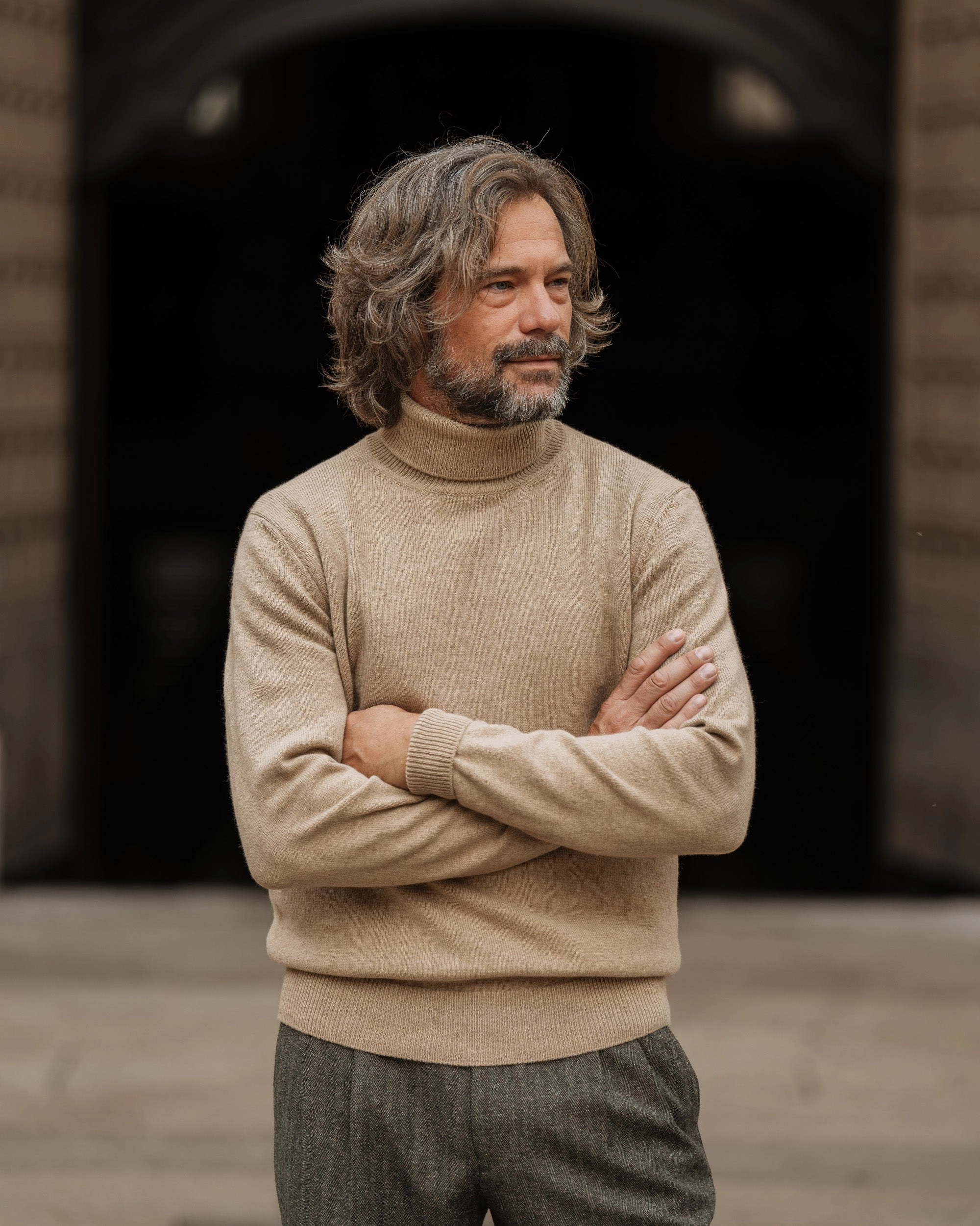 Abbateggio Minimalist Stitching Four Way Stretch Design