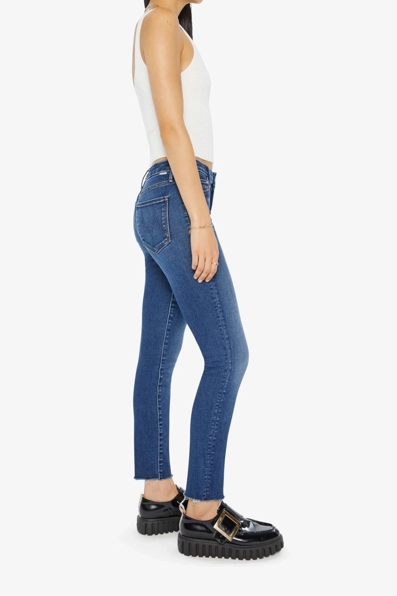 The Looker Ankle Fray in Yakkity Yak Spring Mood Bold