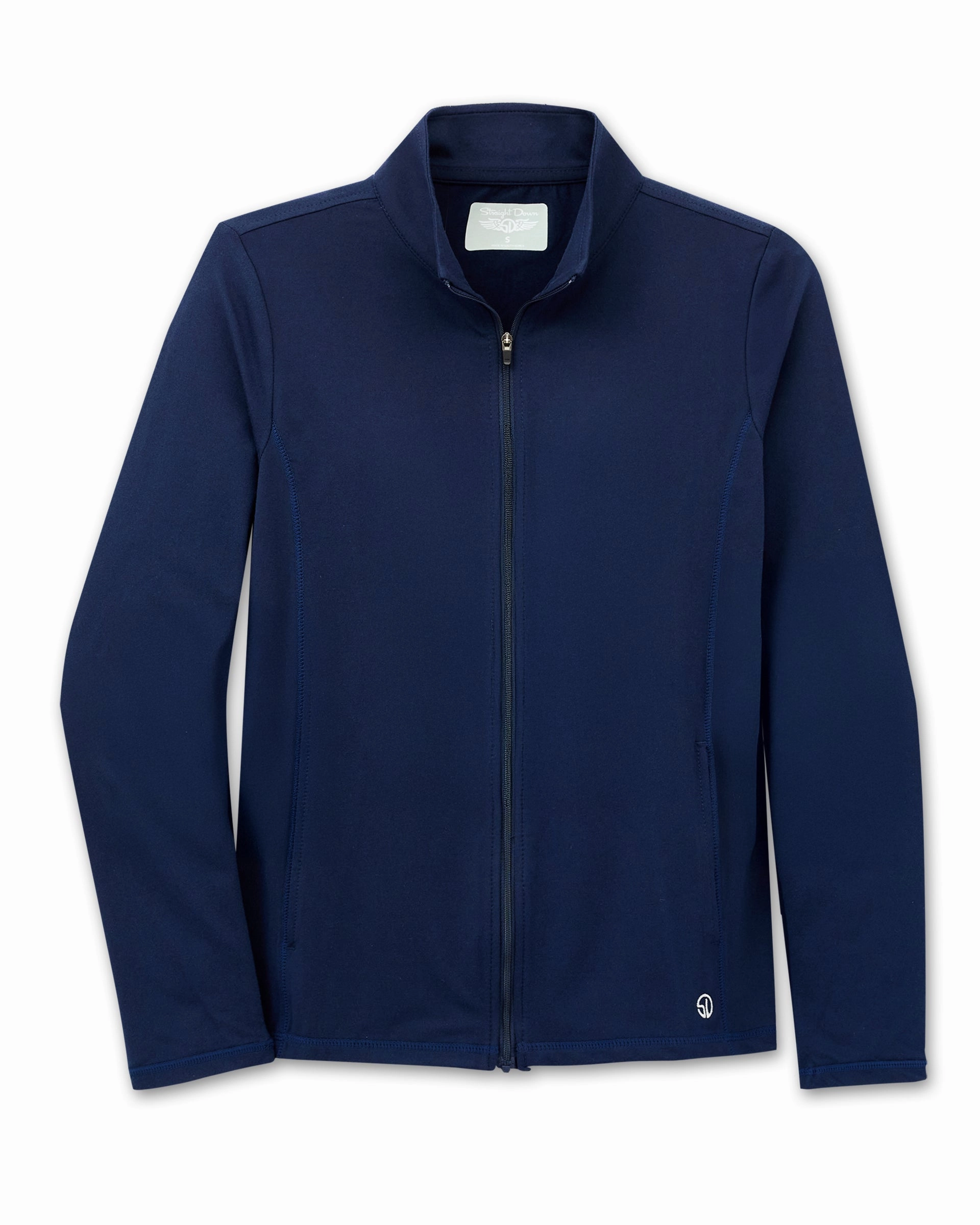 Celeste Jacket - Indigo Indigo Temperature Regulating Membrane Stitched Look