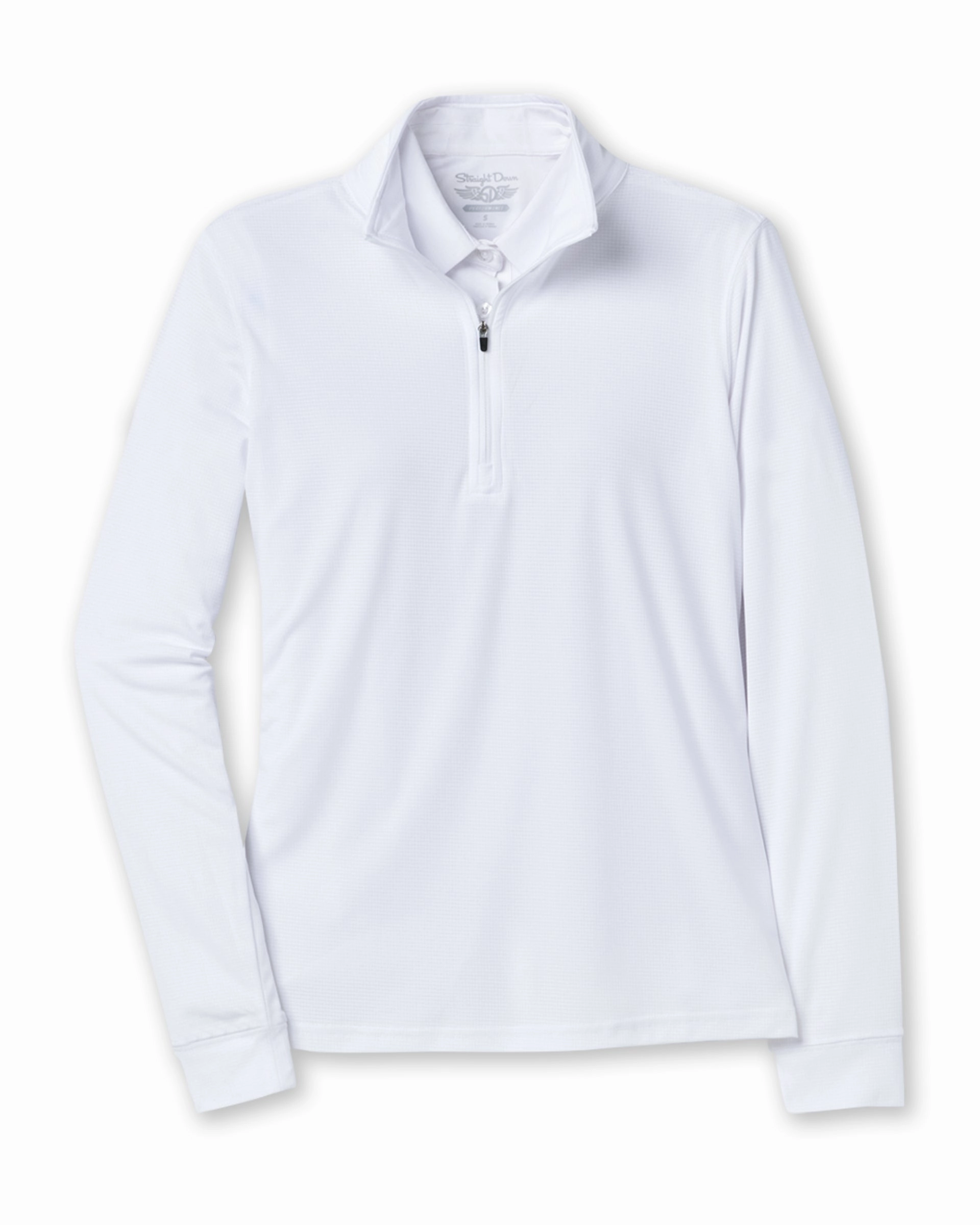 High End Aero Quarter Zip - White