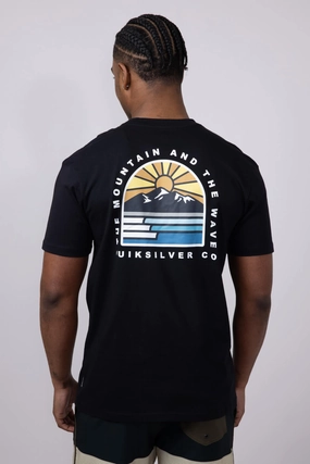 Ultimate Wear Adaptable Quiksilver Multi Terrain T-Shirt for Men in Black | QSM15ST107-BLK