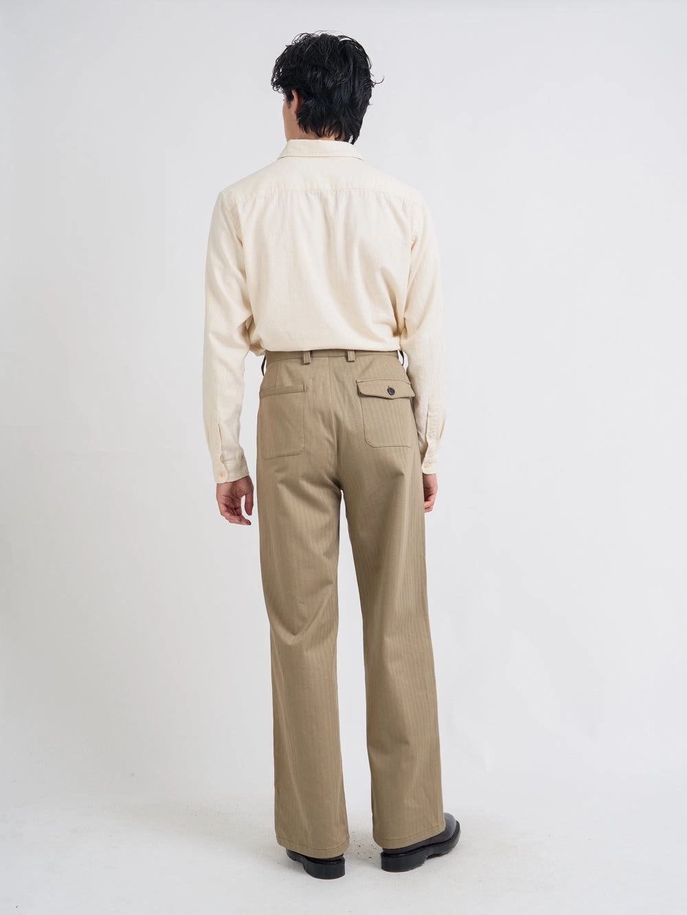 Roomy Fit Orsman Trousers Faulkes Beige