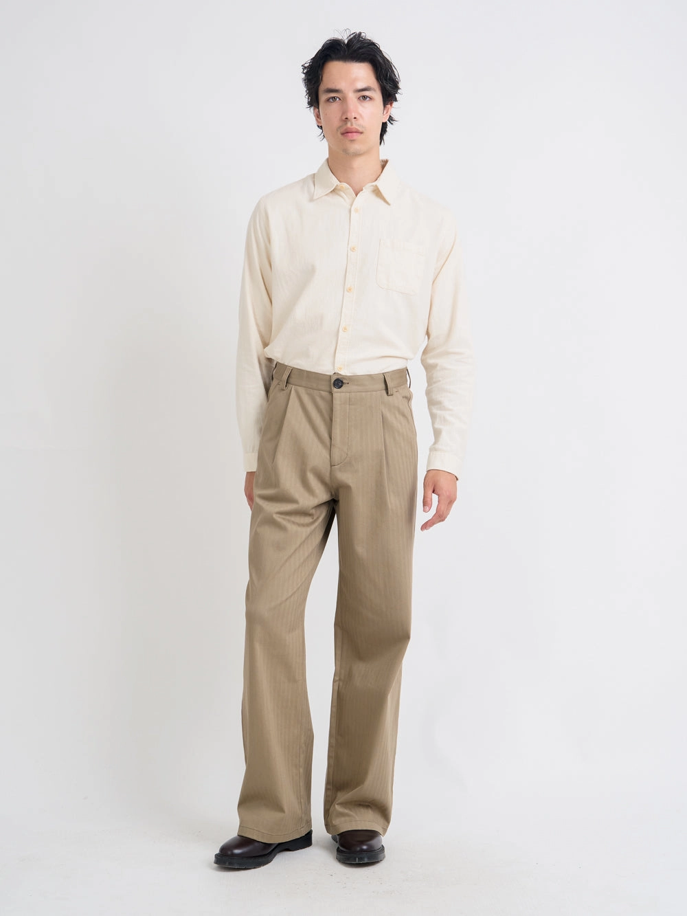 Orsman Trousers Faulkes Beige Secure Closures