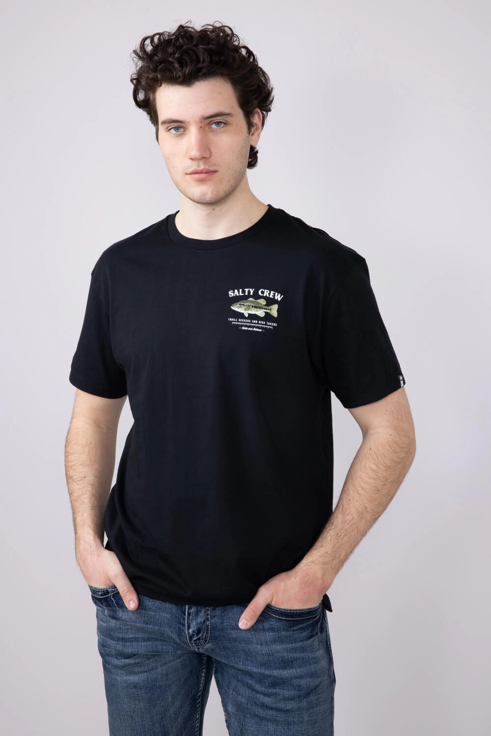 Salty Crew Big Mouth T-Shirt for Men in Black | 20035228-BLK Stylish Wear Unisex style