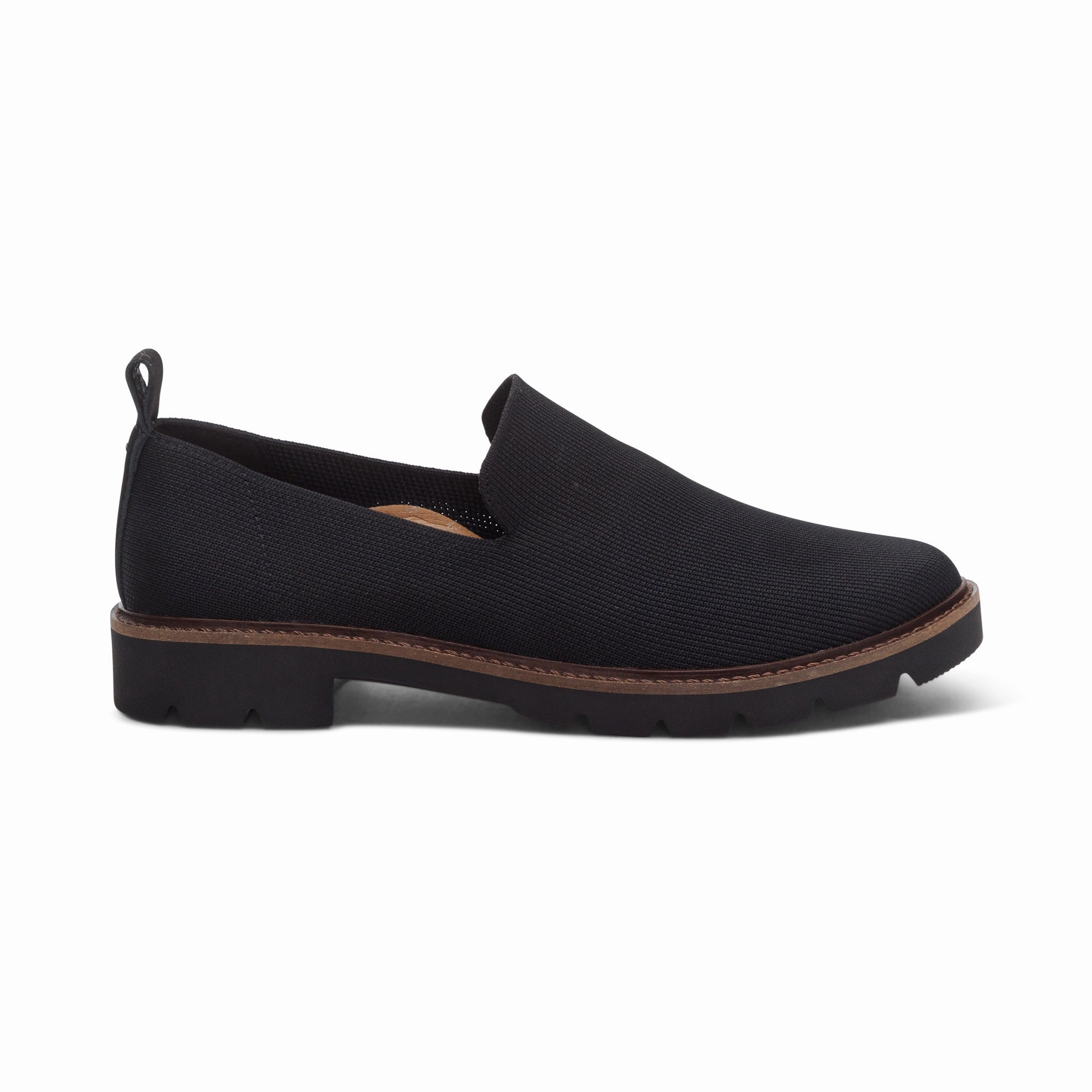 Foam Midsole Chloe Slip-On Loafer - Black
