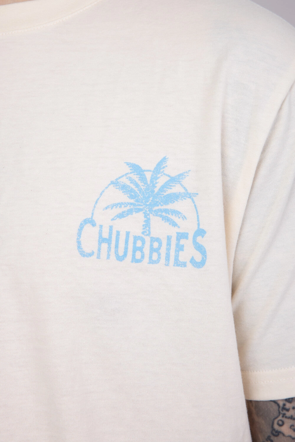 Chubbies Going In The Duffle T-Shirt for Men in Off White | 502251-07 Light Layer