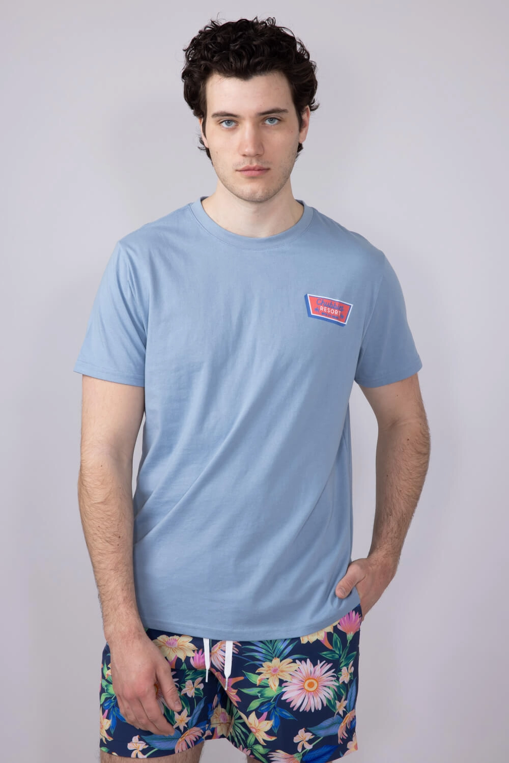 Timeless Layer Chubbies Viva La Chubbies T-Shirt for Men in Blue | 502251-18