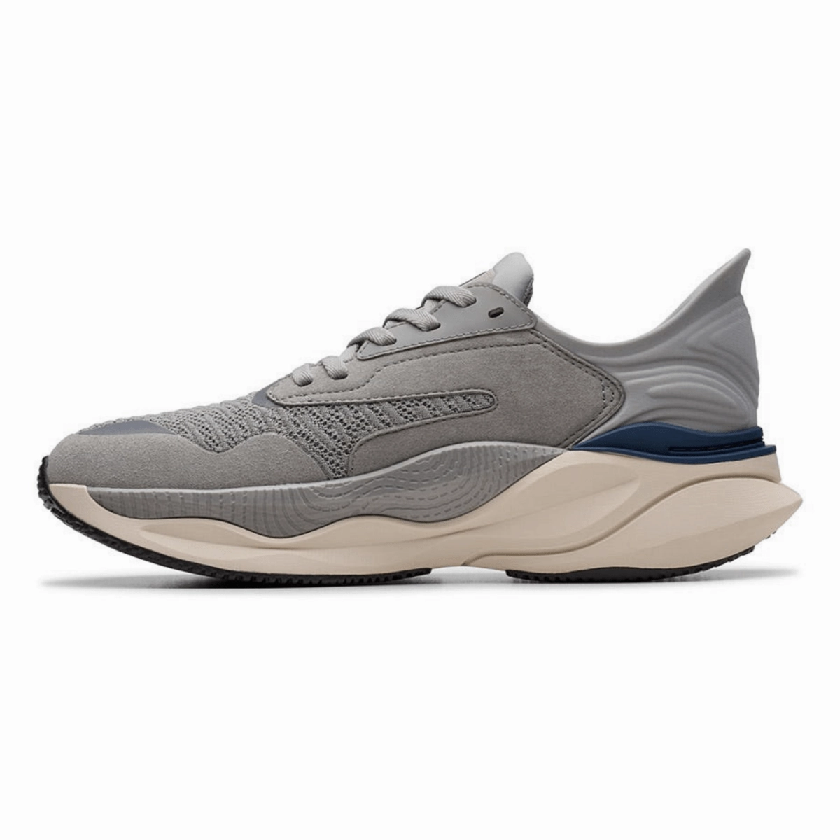 Easy Comfort Odor Resistant Clarks Men's Pace Grey Mesh