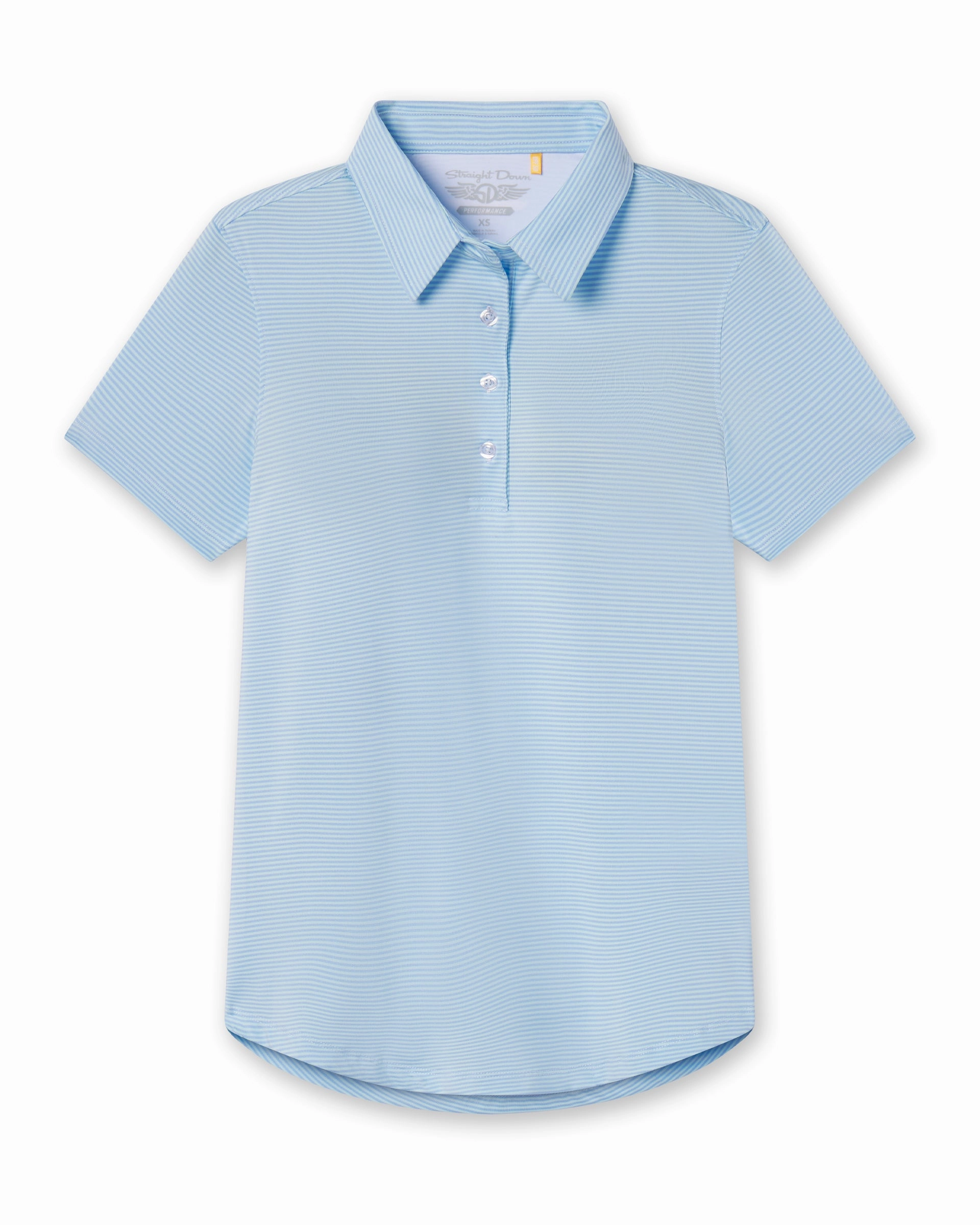 Charlotte Stripe Polo - Glacier Classic Look