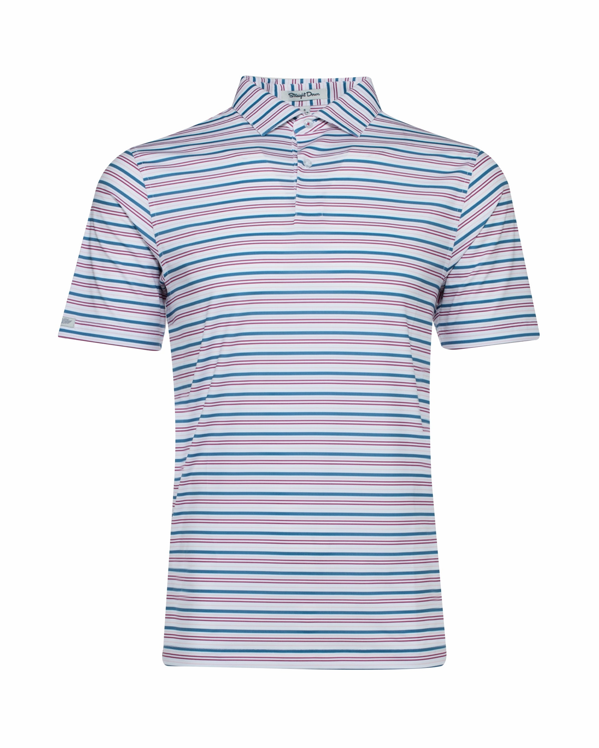 Zuma Stripe Polo - Petrol Active Layers
