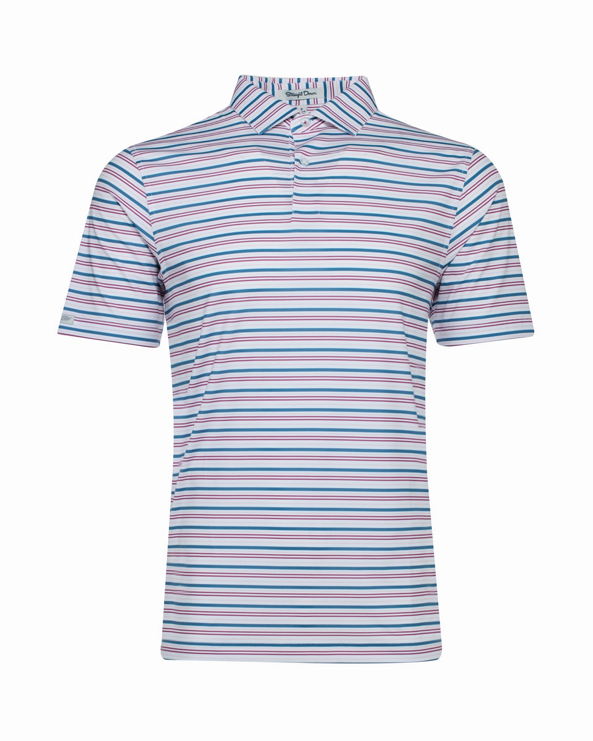 Zuma Stripe Polo - Petrol Performance Ready Party Ready
