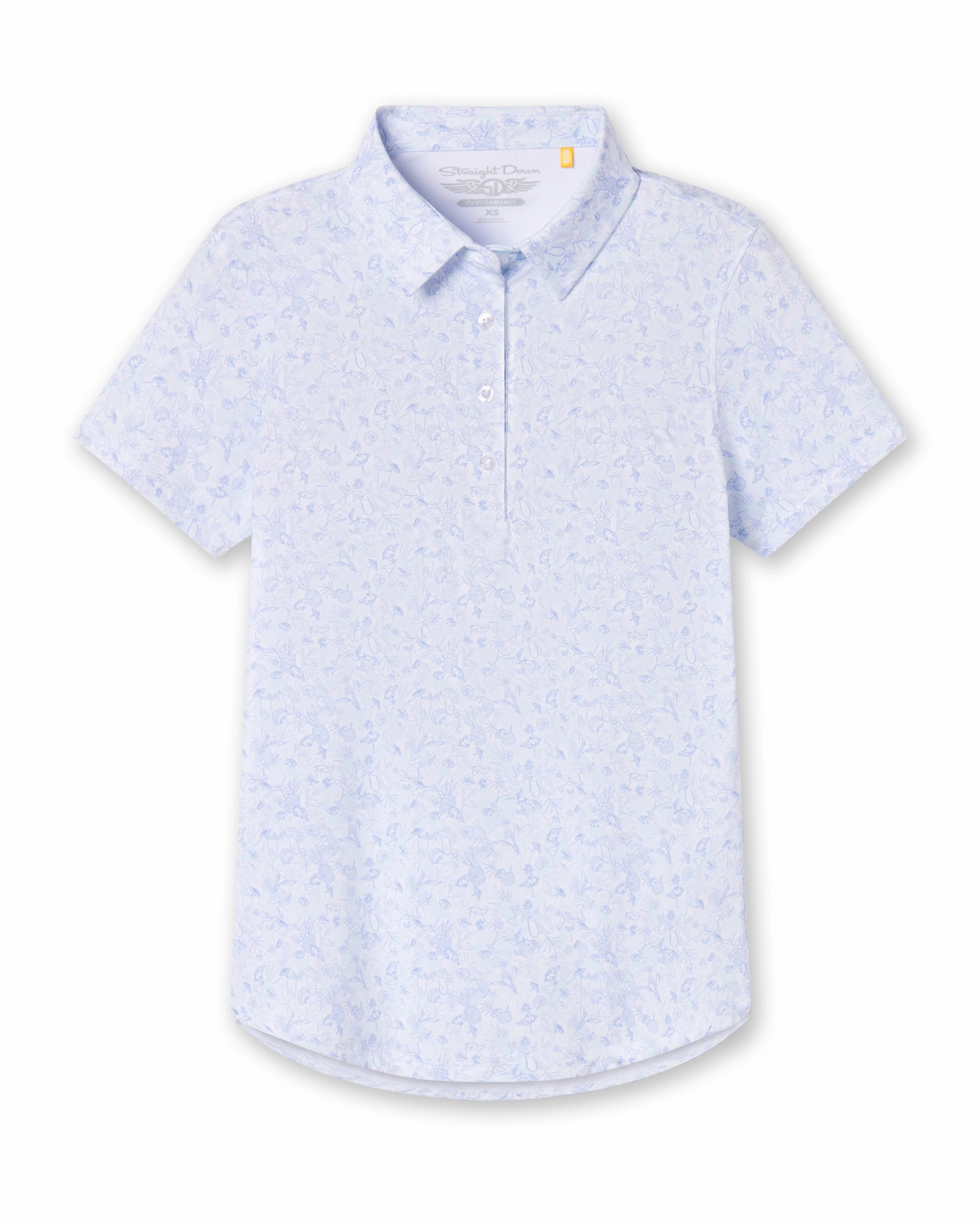 Club Tropicana Polo - Lavender Travel Friendly