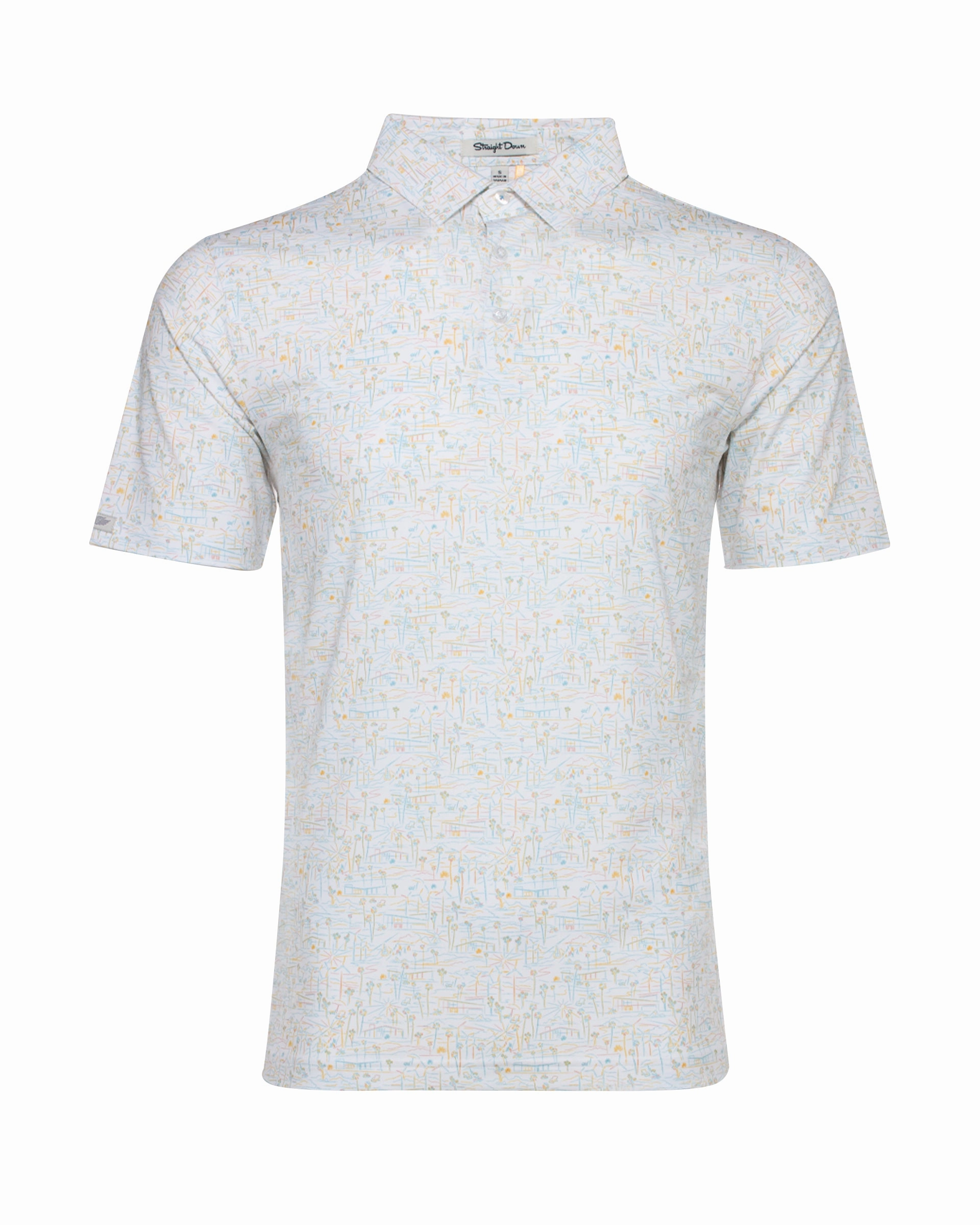 Coachella Polo - White Relaxed Design Comfy Look