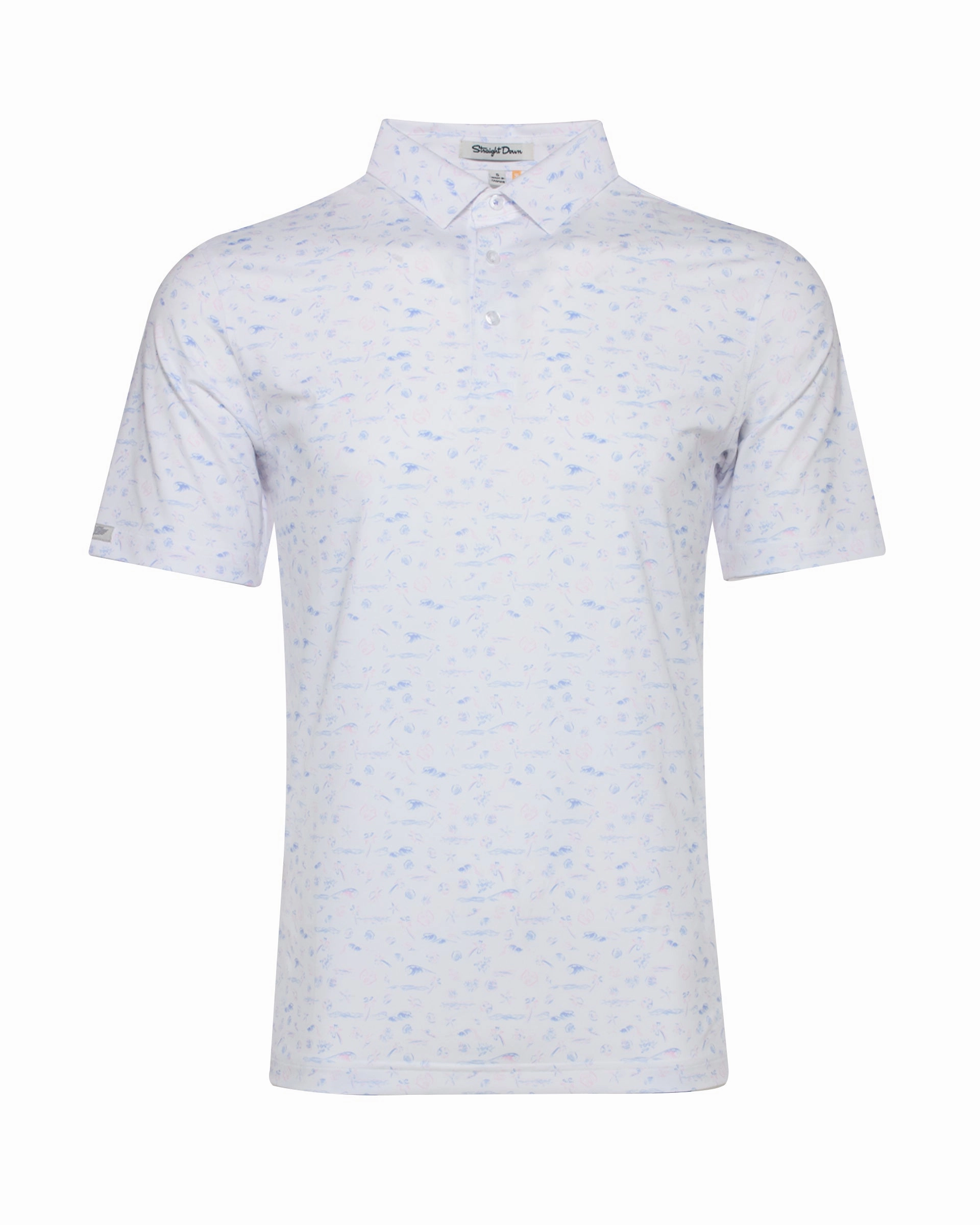 Cocoa Beach Polo - White LowProfile Seam Tape