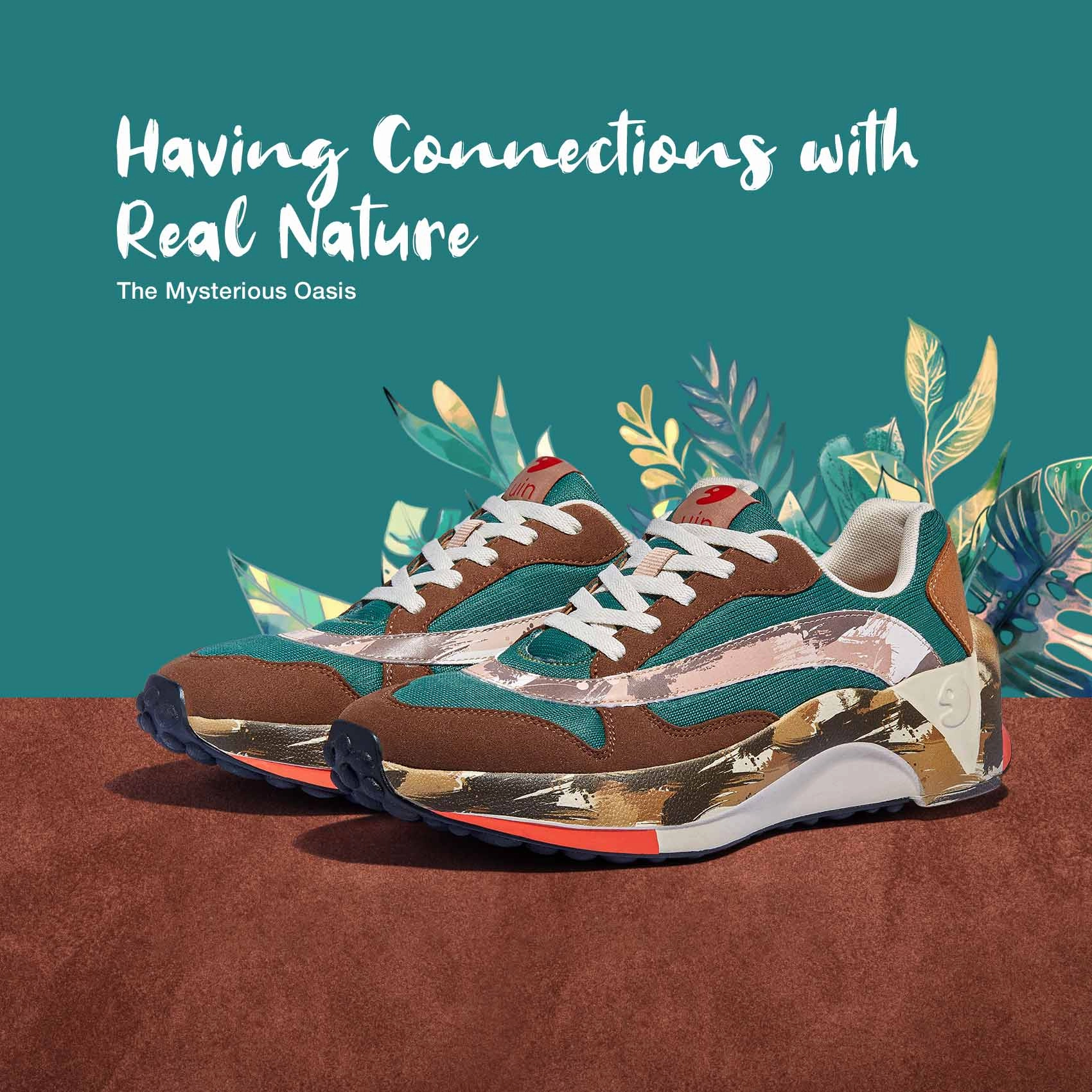 The Mysterious Oasis Sevilla II Men Dynamic Traction Outsoles Torsional Rigidity Enhancements