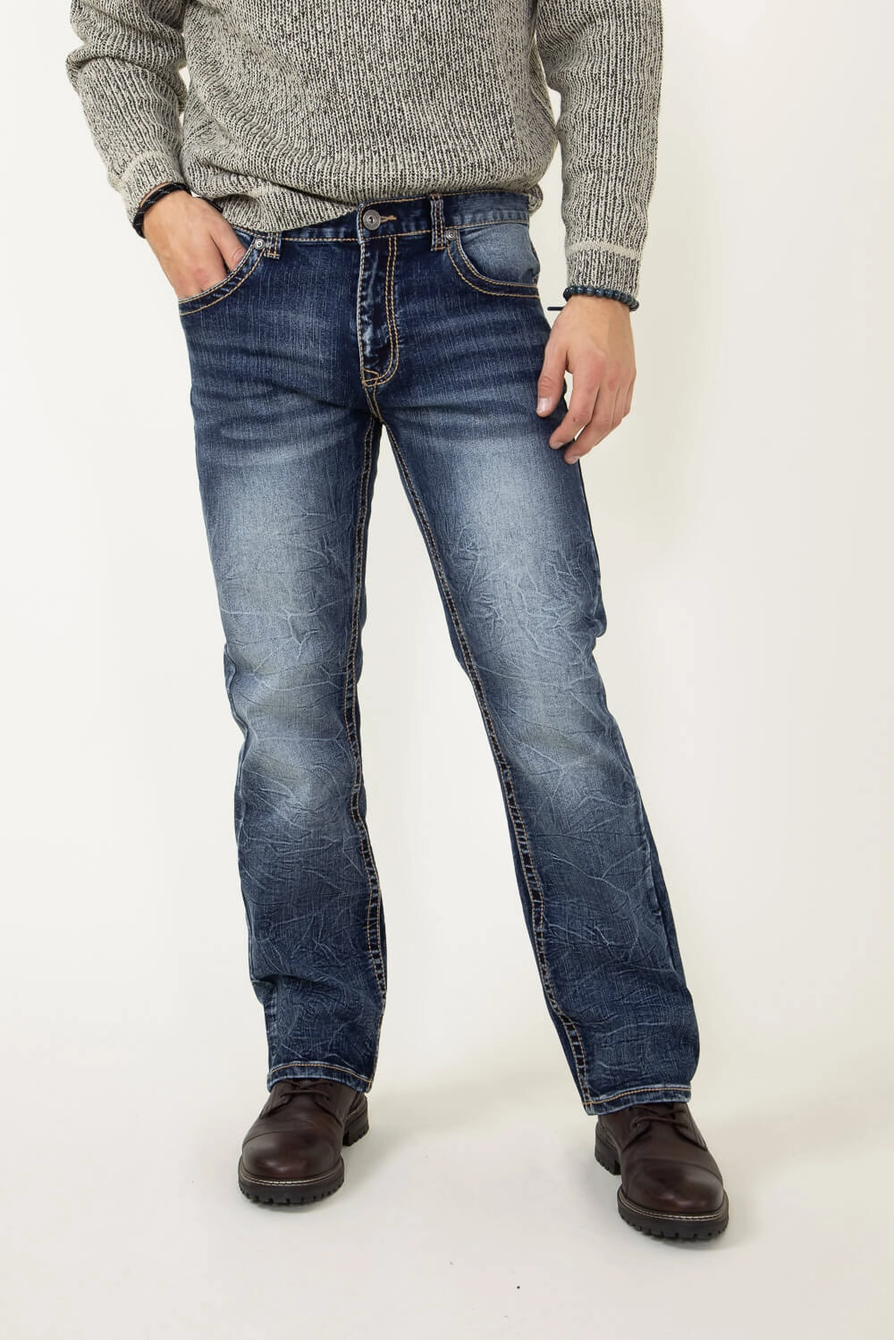 True Luck Jayden Bootcut Jeans for Men | TL20152108 Any Occasion Quick Match