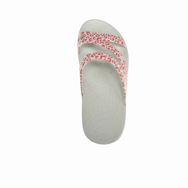 Sovella Women's PF Slide Pink/Leopard Open Toe Design Non Toxic Construction