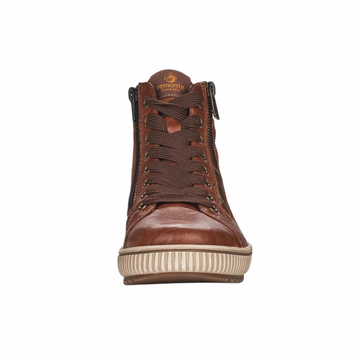 Multi Layer Cushioning Rieker Women's D0772-22 Cuoio Leather Waterproof