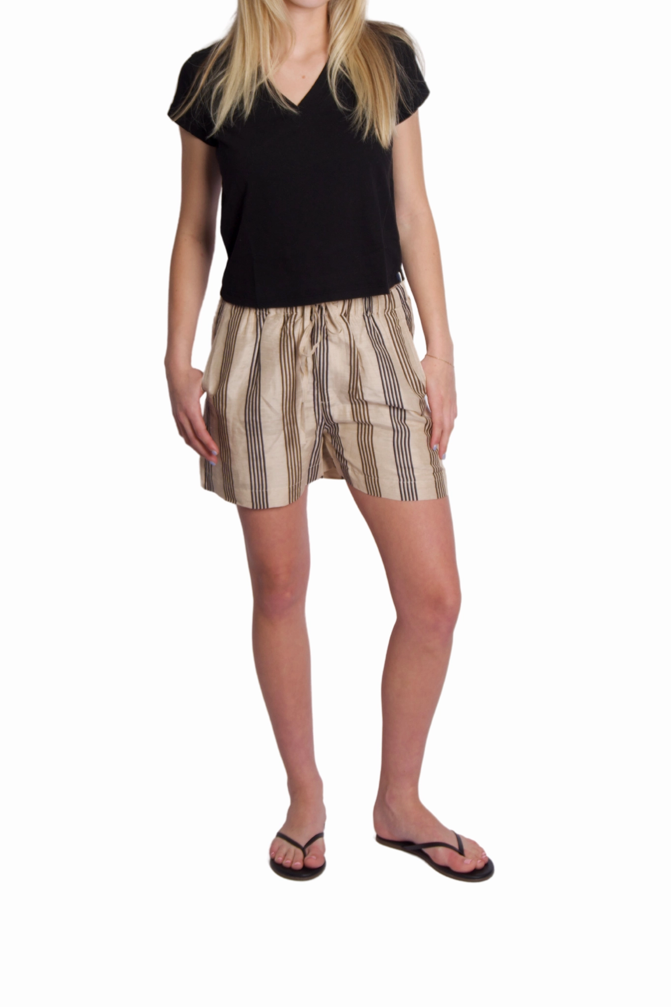 Logan Linen Beach Short Body-Hugging Fit